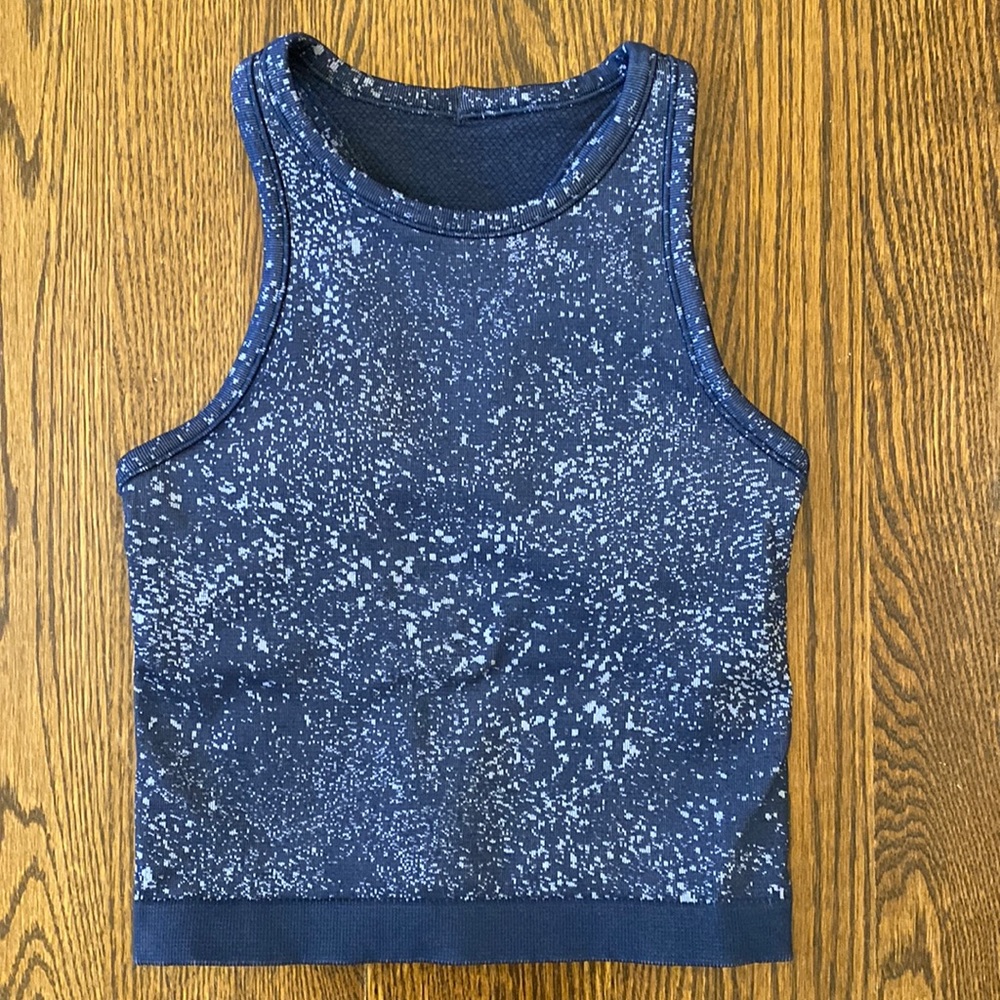 Lululemon Ebb to Street Racerback Cropped Tank